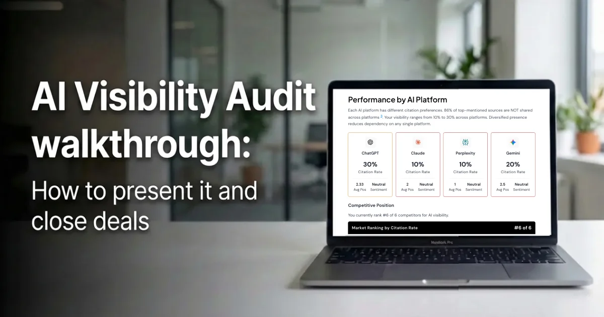 AI Visibility Audit walkthrough