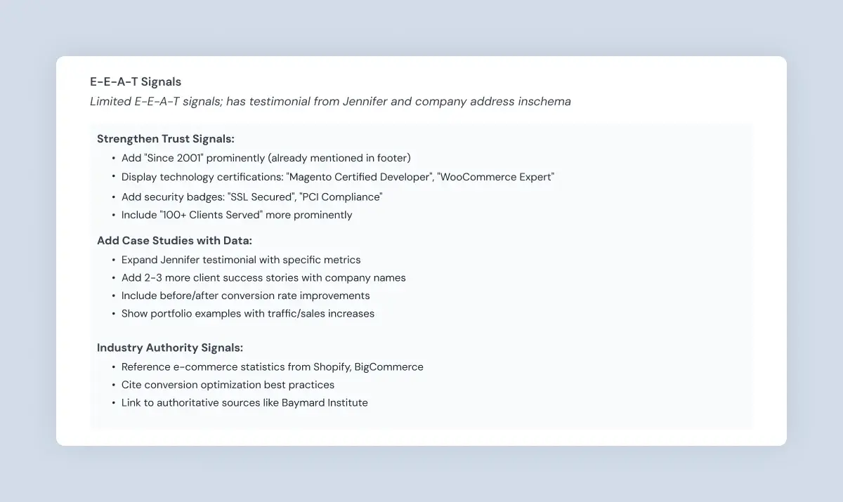 E-E-A-T Signals: Where Most Businesses Are Falling Short