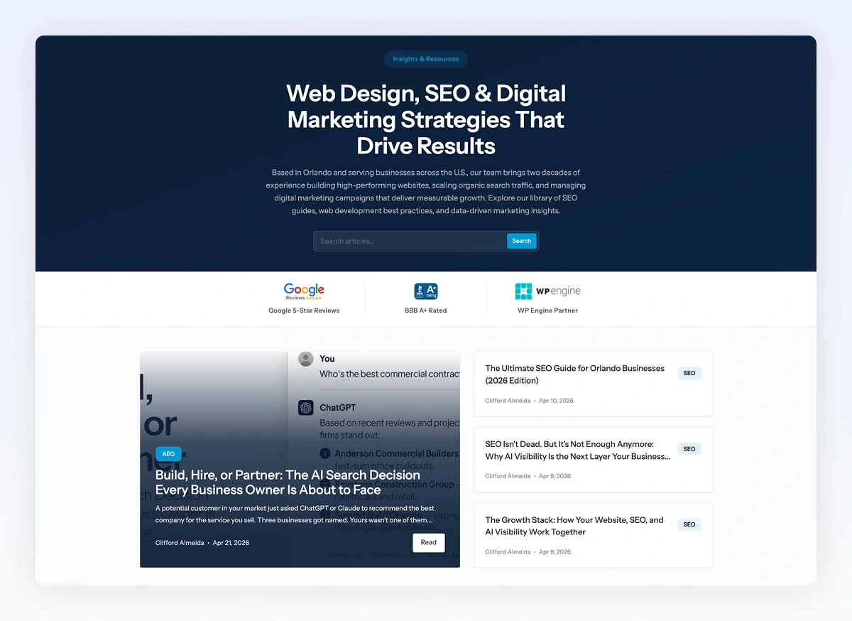 Page 6: The Blog (Thought Leadership And The Marketing Engine)