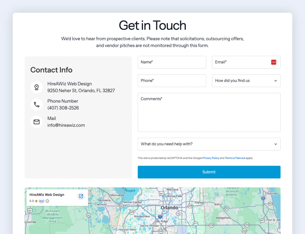 Page 8: The Contact Page (Where Most Agencies Drop The Ball At The Goal Line)